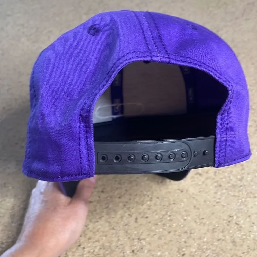 Adidas Purple Snap Back Hat Golf Baseball OS